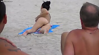 Amateur Couple Shares Outdoor Sex On The Beach