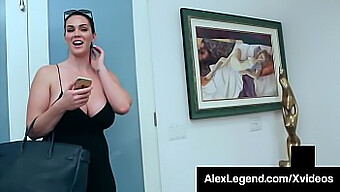 A Voluptuosa Morena Alison Tyler Experimenta Um Parceiro Bem-Dotado Em Ação.