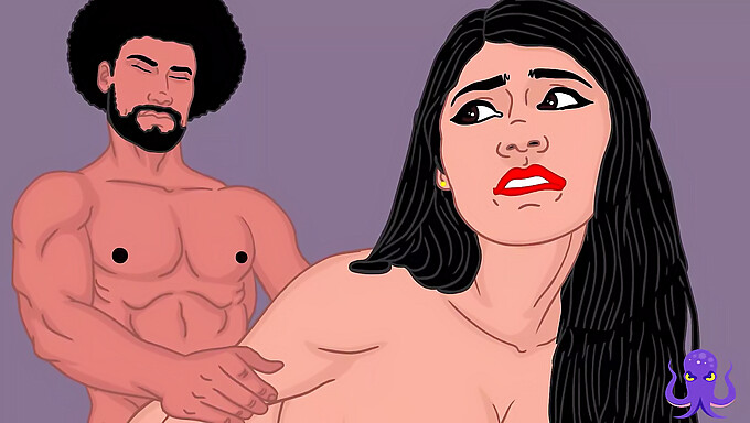 Desi Bhabhi En Dessin Animé Prend Une Grosse Bite Noire Dans Un Porno Animé