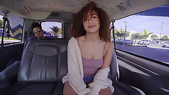 Young Mariah Banks Expertly Rides Cock In A Shabby Van, Showcasing Her Skills And Beauty.