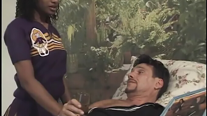 Ebony Teen Engages In Intimate Encounter With Caucasian Hunk, Culminating In Facial Finale